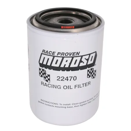 Moroso Ford/Mopar/Import 3/4in Thread 5-1/4in Tall Oil Filter - Racing