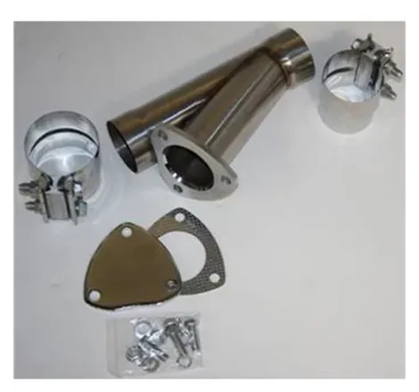 Granatelli 2.0in Stainless Steel Manual Exhaust Cutout Kit w/Slip Fit/Band Clamp