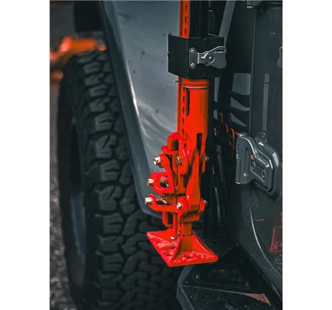 Go Rhino 18-24 Jeep Wrangler JL/JLU/JT Front Fender Jack Mount for Hi-Lift Jack - Tex. Blk