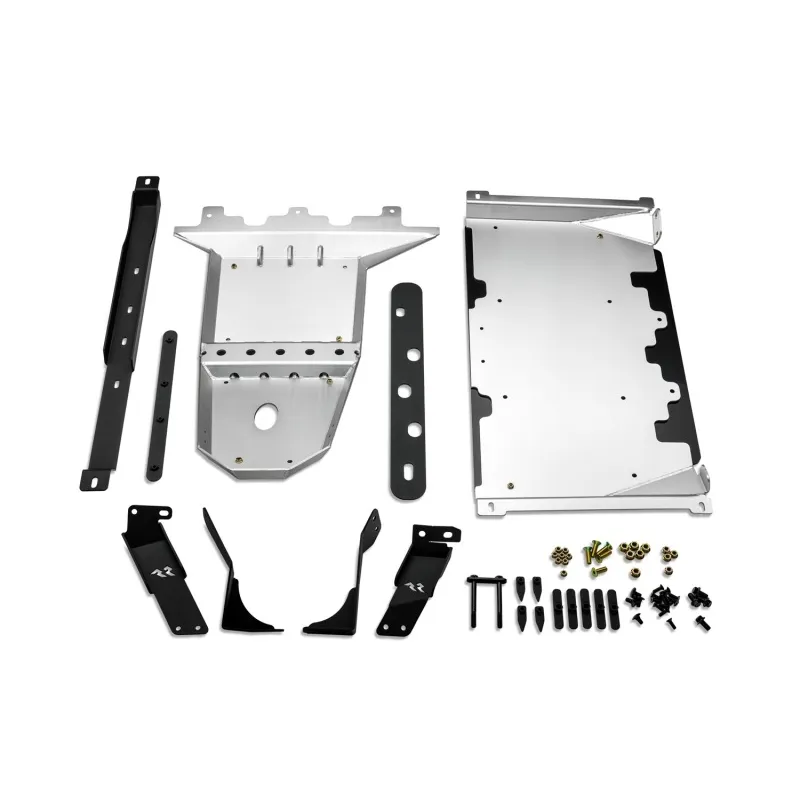 Rugged Ridge 18-23 Jeep Wrangler JLU 4dr Alum. Skid Plate for Engine/Trans - Tex. Blk