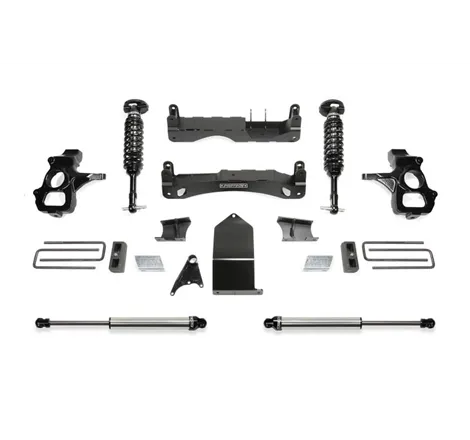 Fabtech 14-18 GM C/K1500 P/U w/oE Alm Or Stmp Stl UCA 4in Perf Sys w/Dl 2.5 & 2.25