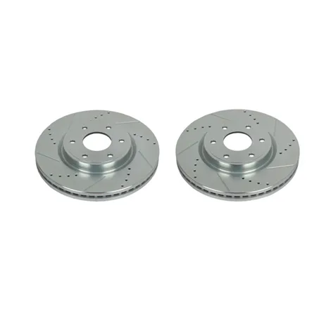 Power Stop 10-13 Nissan Patrol (Middle East Market) Front/Rear Drilled & Slotted Rotor (Pair)