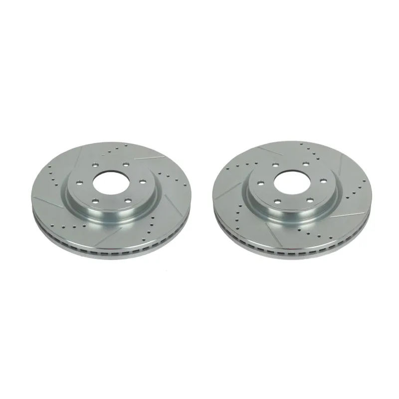 Power Stop 10-13 Nissan Patrol (Middle East Market) Front/Rear Drilled & Slotted Rotor (Pair)