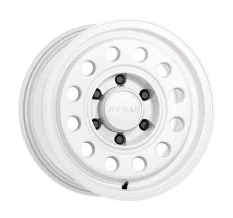 Nomad N501SA Convoy 15x7in / 6x139.7 BP / -10mm Offset / 107.95mm Bore - Gloss White Wheel