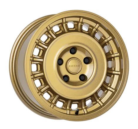 Nomad N502GR Arvo 15x7in / 5x114.3 BP / 15mm Offset / 72.62mm Bore - Gloss Gold Wheel