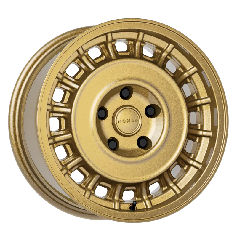 Nomad N502GR Arvo 15x7in / 5x114.3 BP / 15mm Offset / 72.62mm Bore - Gloss Gold Wheel