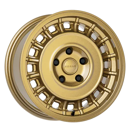 Nomad N502GR Arvo 15x7in / 5x114.3 BP / 15mm Offset / 72.62mm Bore - Gloss Gold Wheel