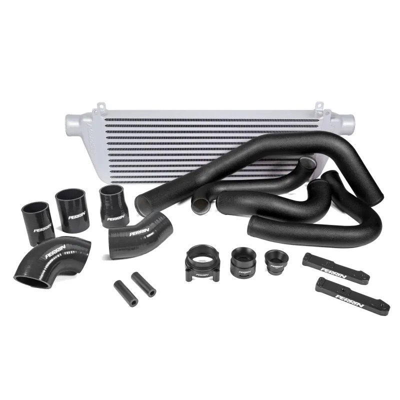 Perrin 22-23 Subaru WRX Front Mount Intercooler Kit (Black Tubes & Silver Core)