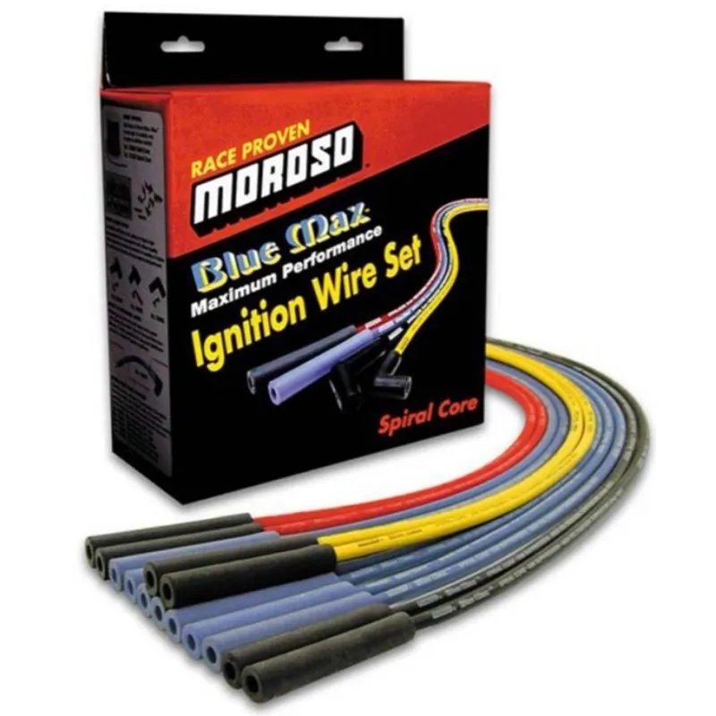 Moroso Custom Ignition Wire Set - Blue Max - Spiral Core