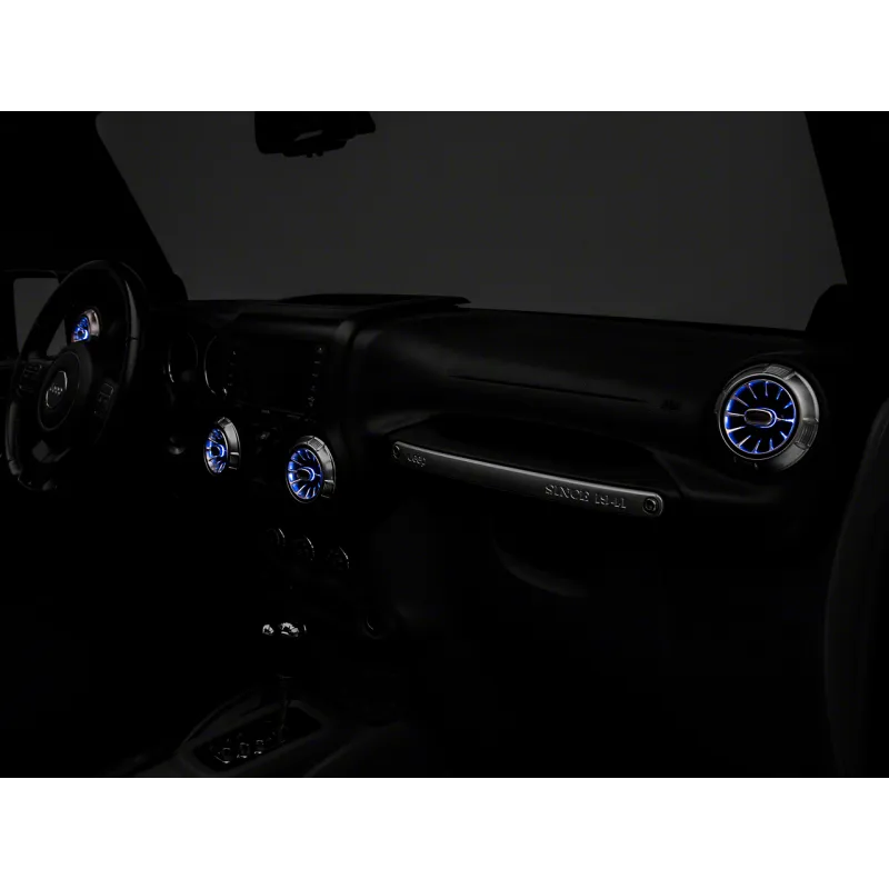 Raxiom 11-18 Jeep Wrangler JK LED Ambient Vent Lighting Kit