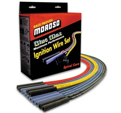 Moroso Custom Ignition Wire Set - Blue Max - Spiral Core