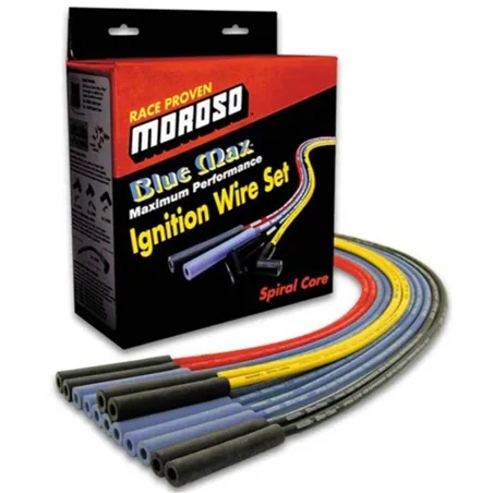 Moroso Custom Ignition Wire Set - Blue Max - Spiral Core