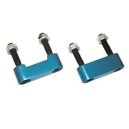 Moroso Ford (w/9in Ring Gear) U-Joint Girdle - Light Blue Anodized - Set