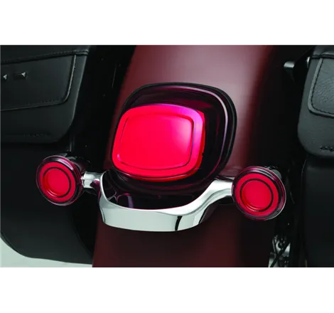 Kuryakyn Tracer LED Taillight Red Lens Without License Light