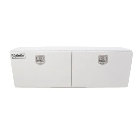 Deezee Universal Tool Box - Specialty 60In Topsider White BT Alum