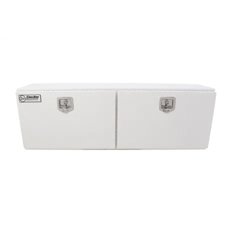 Deezee Universal Tool Box - Specialty 60In Topsider White BT Alum