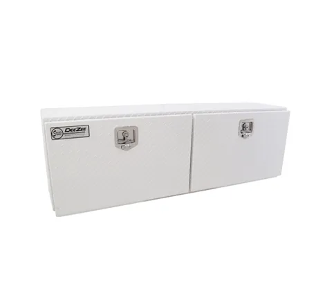 Deezee Universal Tool Box - Specialty 60In Topsider White BT Alum