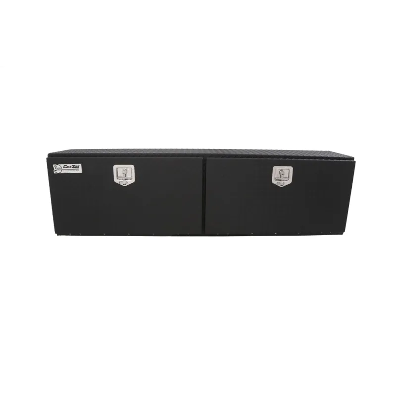 Deezee Universal Tool Box - Specialty Topsider Black BT Alum