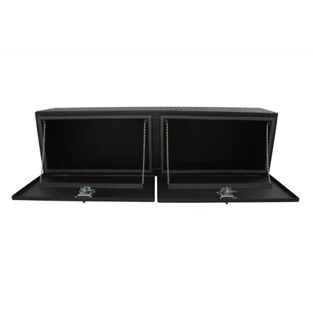 Deezee Universal Tool Box - Specialty Topsider Black BT Alum