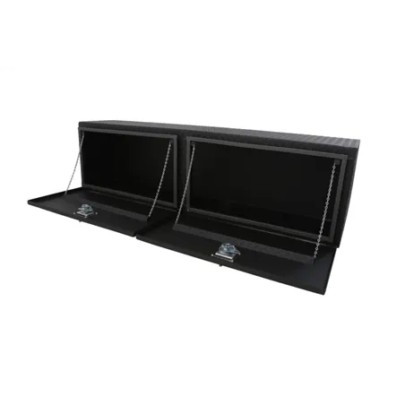 Deezee Universal Tool Box - Specialty Topsider Black BT Alum