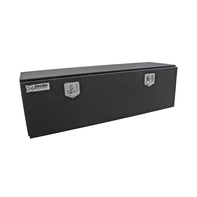 Deezee Universal Tool Box - Specialty Underbed Black BT Alum 60X20X18 (Txt Blk)