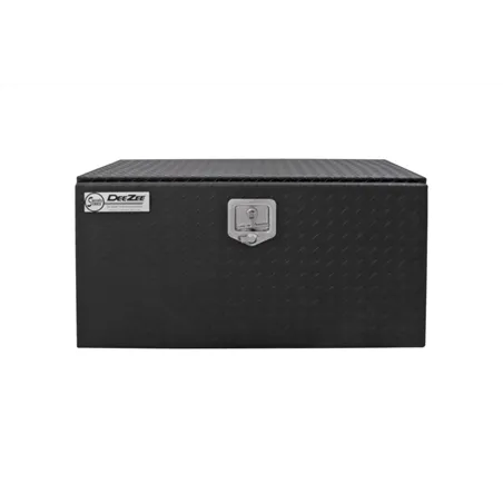 Deezee Universal Tool Box - Specialty Underbed Black BT Alum 36X20X18 (Txt Blk)