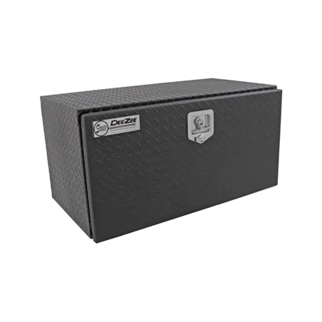 Deezee Universal Tool Box - Specialty Underbed Black BT Alum 36X20X18 (Txt Blk)