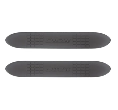 Deezee Universal Service Parts Step Pads 4In Checkered w/ DZ Logo