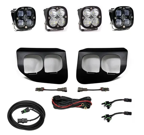 Baja Designs Ford Super Duty (20-On) Fog Lights Dual FPK SAE/Pro DC Baja Designs