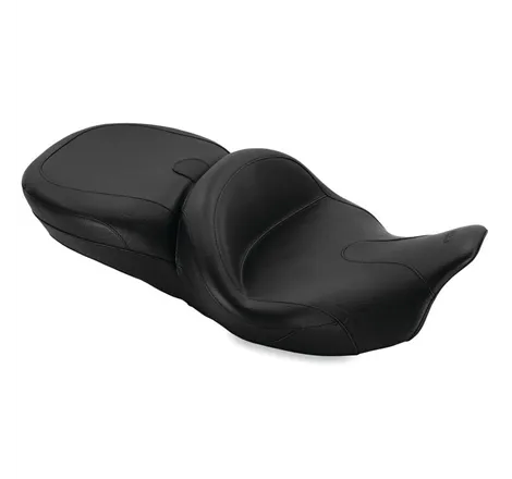 Mustang 08-21 Harley Electra Glide,Rd Glide,Rd King,Str Glide Touring Summit 1PC Seat - Black