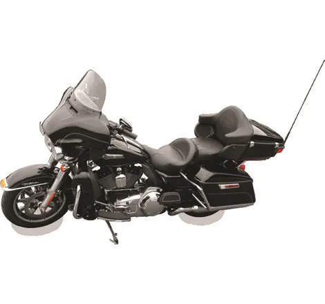 Mustang 08-21 Harley Electra Glide,Rd Glide,Rd King,Str Glide Touring Summit 1PC Seat - Black