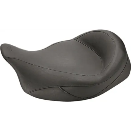 Mustang 08-21 Harley Electra Glide Std,Rd Glide,Rd King,Str Glide Super Touring Solo Seat - Black