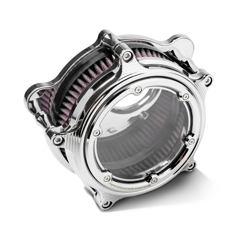 Performance Machine  Vision Air Cleaner W/Bezel - Chrome