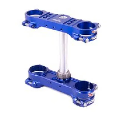 XTrig 14-19 Husqvarna FC 250/450/ TC 125/250 ROCS Tech Triple Clamp 22 mm. Offset M12 - Blue