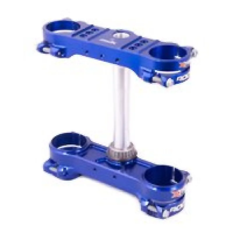 XTrig 14-19 Husqvarna FC 250/450/ TC 125/250 ROCS Tech Triple Clamp 22 mm. Offset M12 - Blue