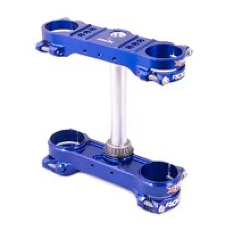 XTrig 14-19 Husqvarna FC 250/450/ TC 125/250 ROCS Tech Triple Clamp 22 mm. Offset M12 - Blue