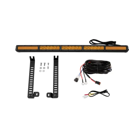 Diode Dynamics 14-19 Toyota 4Runner SS30 (Single) Stealth Lightbar Kit - Amber Combo