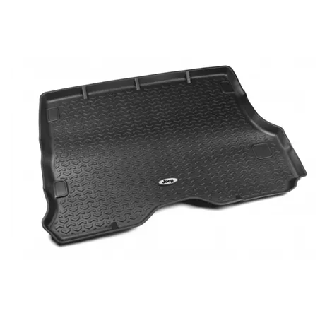 Rugged Ridge Floor Liner Cargo Black 1984-2001 Jeep Logo Cherokee XJ