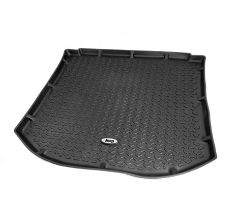 Rugged Ridge Floor Liner Cargo Black 1984-2001 Jeep Logo Cherokee XJ