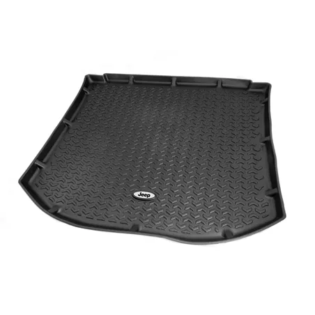 Rugged Ridge Floor Liner Cargo Black 1984-2001 Jeep Logo Cherokee XJ