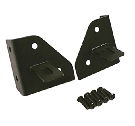 Rugged Ridge 76-95 Jeep CJ/YJ Black Windshield Hinge Light Brackets