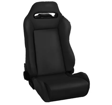 Rugged Ridge Sport Front Seat Reclinable Black Denim 76-02 CJ&Wrang