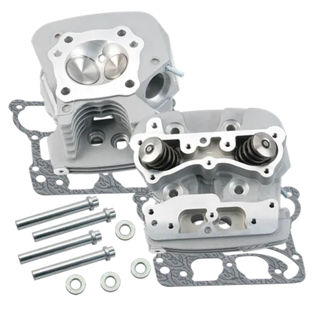 S&S Cycle 2006 Dyna Super Stock 91cc Cylinder Heads - Silver