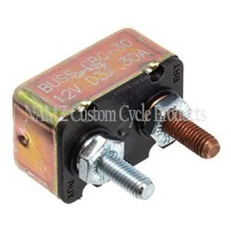 NAMZ Universal 30-AMP Circuit Breaker 10/32in. Studs - Single (OEM 74599-77B)