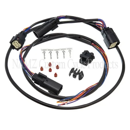 NAMZ 09-13 Street/Road Glides CVO ONLY Plug-N-Play Complete Tour Pack Wiring Kit (2014+ TP Retrofit)