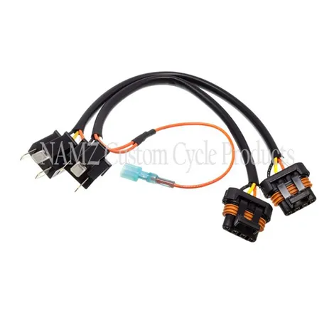 NAMZ 04-23 V-Twin FLTR OEM LED Headlamp Adaptor Daymaker Harness (HD 69200533)