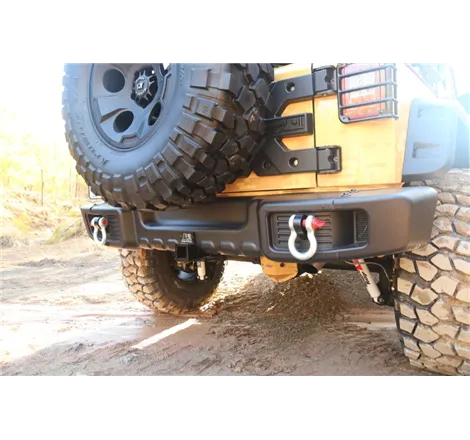 Rugged Ridge Spartacus Rear Bumper Black 07-18 Jeep Wrangler