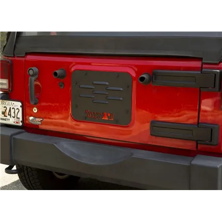 Rugged Ridge Tire Carrier Delete Plate 07-18 Jeep Wrangler JK