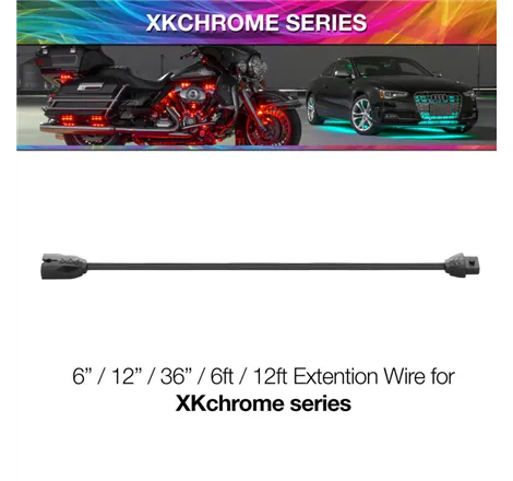 XK Glow 12 Inch - 4 Pin Extension Wire for XKchrome & 7 Color Series