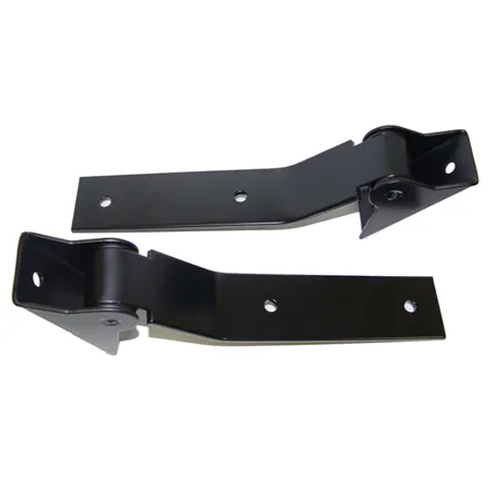 Rugged Ridge 87-95 Jeep Wrangler YJ Black Tailgate Hinge Set